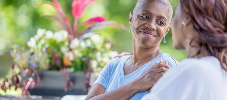 Senior woman outdoors